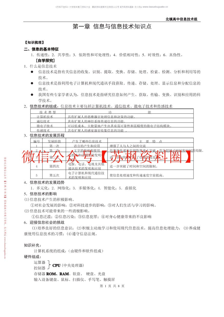 信息技术基础